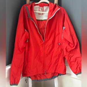 Relwen Orange Barrier Shell Hooded Jacket - Large